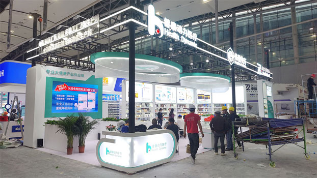 展廳設(shè)計(jì)裝修公司展覽展臺(tái)搭建現(xiàn)場